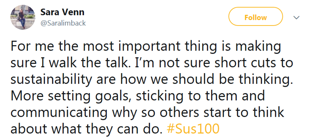 Setting goals, sticking to them and communicating to others